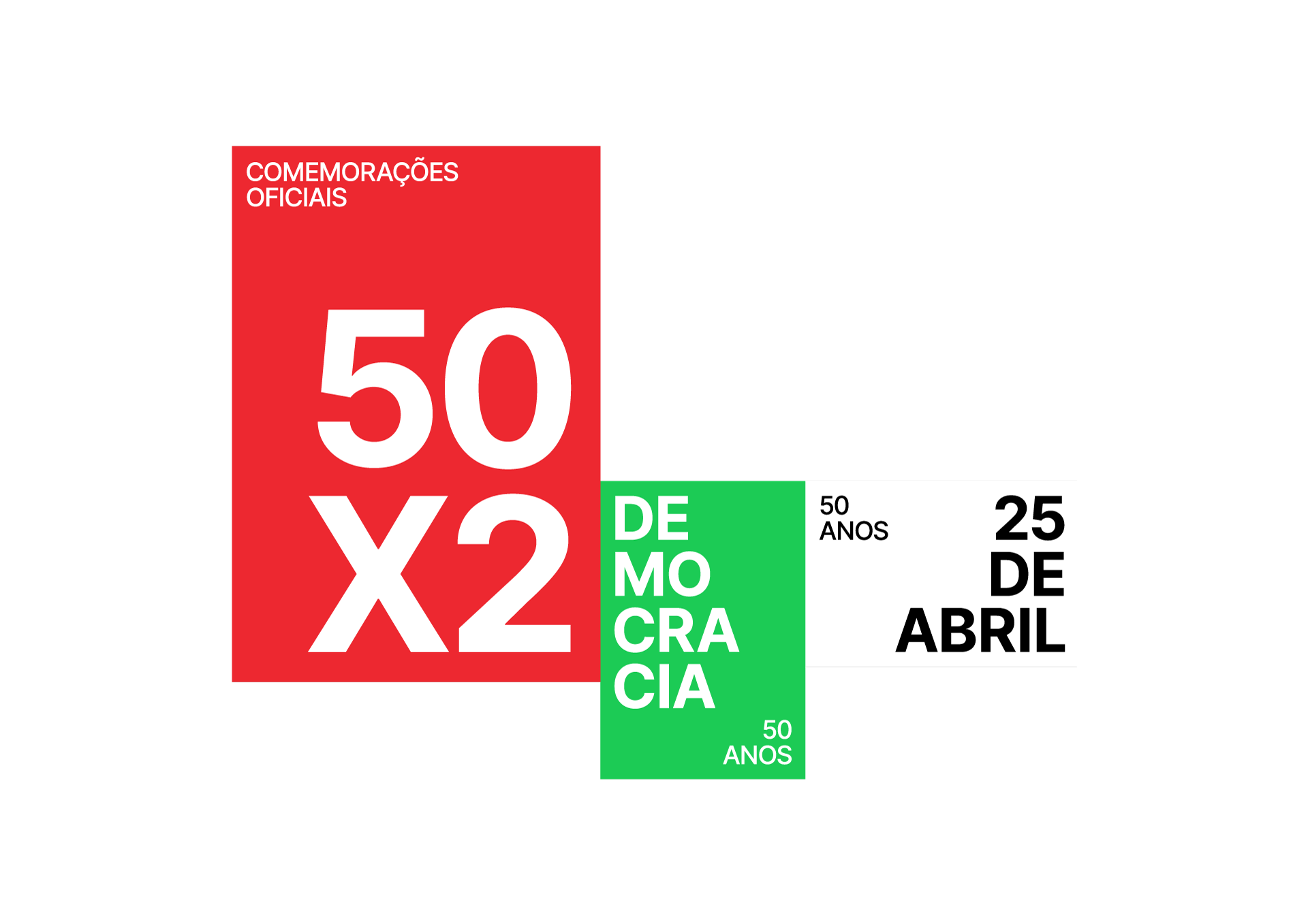 Logo 50 anos 25 abril